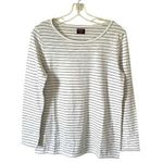 UNTUCKit Striped Cotton Boatneck Long Sleeve T Photo 0