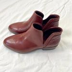Baretraps  Avril Ankle Boot  Western Burgundy Red Croc Studded Booties US 8 NEW Photo 3