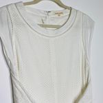 Rebecca Taylor White Netted Eyelet Tie-Waist Cap Sleeve Dress Size 8 Md Coquette Photo 6