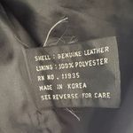 Jacqueline Ferrar Vintage Black Leather Button Jacket Shoulder
Pads w/ Gloves Photo 4