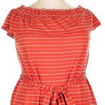 Loft Ann Taylor  BEACH Striped Off-Shoulder Belted Dress Coastal Plus Size XXL Photo 7