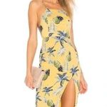 Majorelle  Pineapple Dress Backless Tropical Vacation Resort Beach Fruit Medium Photo 0