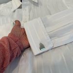 Christian Dior DIOR White button up 16½ /33 Photo 5