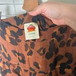 Farm Rio Caramel Maxi Leopard Frill Skirt XS Photo 8