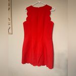 J.Crew  Scalloped Red Dress Photo 9