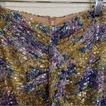 Nookie  Revolve Sequined Forever Mini Skirt Ruffle Front Zipper Small NEW W/ Flaw Photo 2