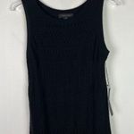 Tahari NWT Sleeveless Crochet Side Slit Bodycon Midi Dress Black Size Medium M Photo 1