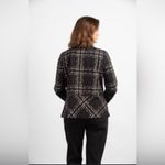 Habitat  Cotton Lux Knit Swing Jacket-Plaid Women's,size L, Photo 2