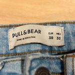 Pull&Bear size euro 38 light wash raw hem‎ jeans Photo 4