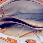 Dooney & Bourke Brown Suede Tote Bag Photo 11