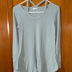 Maurice's  Light Green Waffle Knit Long Sleeve Top Photo 0