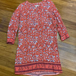 Loft Ann Taylor  Floral Dress‎ Womens Size Medium 3/4 Sleeve Casual Spring Fall Photo 0