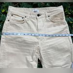 ASKK NY Sunset 90s Boyfriend Jean High Rise Straight Leg in Cream White Size 28 Photo 9