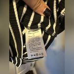 SheIn Women's Maternity Dress Striped Short Sleeve Ruched Bodycon Photo 2