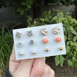 6 NWOT Gold Stud Earrings | Cute Casual Photo 9