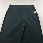 Old Navy Black Stretch Canvas High Rise Wide Leg Pixie Pant XL New Photo 1