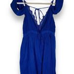 The Jetset Diaries Bamako Escape Mini Dress Cobalt Blue Size XS Party Beachy Photo 3