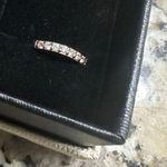 18G 7mm Gold Paved Cartilage Hoop Earring Photo 5