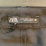 ZARA  Women Cargo Pants Black XL Wide Leg Utility Pocket High Waisted Photo 2