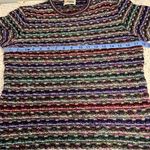 Missoni  Sport Vintage 90s Chunky Knit Striped Crewneck Sweater Women’s Size 44/M Photo 6