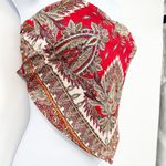 Cotton Candy LA Womens Boho Summer Strapless‎ Tube Scarf Bandana Crop Top XS/S Red Photo 2