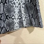 VEDA black gray Snakeskin Lambskin Leather A Photo 4