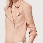 Lou & grey Linen Moto Jacket Peach Blush XS Photo 1