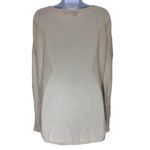 360sweater cashmere long sleeves beige sweater size Small Photo 1