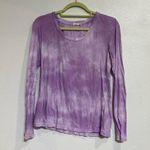Sundry  Purple Tie Dye Long Sleeve T-Shirt Sz 2 Photo 1