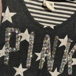 Victoria's Secret PINK Sequin Casual Workout Crop Tank Top Photo 3