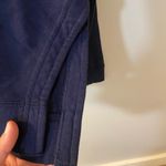 Bobi NWT  Los Angeles soft boxy cropped sweatshirt w/ sailor collar. Navy. Small Photo 4