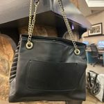 Bag Stylish Black Quilted Shoulder Bag with Chain Straps VERA New York Preowned Photo 1