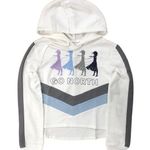 Disney Frozen 2 Go North White Crop Hoodie NWT Photo 0