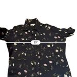 Thakoon Black‎ Floral Cropped Jumpsuit Women’s Size 8 Short Sleeve Multicolor Black Photo 12