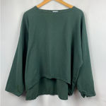 Oh My Gauze Womens Loose Fit Long Sleeve 100% Cotton Top Green Size undefined Photo 0