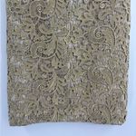 Randi Rahm lined cocktail Elegant Formal Gold Lace Pencil Skirt Sz 6 Photo 7