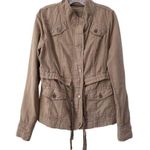 Anthropologie Daughters of the liberation Military Anorak Utility Cargo Jacket 8 Cotton Linen Photo 0