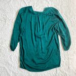 Victoria's Secret VTG 100% Silk Victoria’s Secret Gold Label Pajama Lounge Sleep Shirt S Green Photo 9