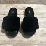 UGG  Cozette Slippers Women’s Size 7 Black House Indoor Shoes Photo 3