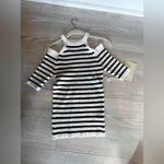 VICI New  Black and White Striped Sweater/Shirt, Small Photo 1