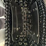 8 Other Reasons Black Woven Tote Bag Top Handle Shoulder Strap 8x7.25 x4.5 NEW Photo 11