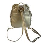 Gold Sequin Mini Backpack Bow Ear Detail Convertible Crossbody Bag NEW with tag Photo 5