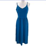 Athleta  Elation V-Neck Hybrid Dress Dark Lapis Blue Sz S Photo 4