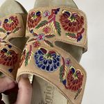 Alegria  Sandals Womens 36 Linn Floral Embroidered Open Toe Slip On Boho Photo 2