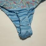 ZARA Women’s  Blue Floral Corset Look Bodysuit Sz S Small NWOT Photo 1