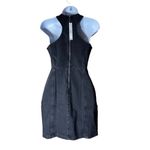 ASOS Denim Racer Dress In Washed Black 0 Photo 3