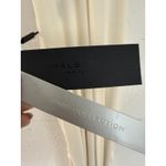 Halston Heritage  Dress Womens Medium Chalk White Evening Gown Maxi JOJ161764 NWT Photo 5