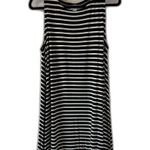 Loft 🖤 Ann Taylor Black & White Striped T-Shirt Dress Photo 0