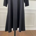 Women With Control QVC Black 3/4 Sleeve Polo Dress Black S Photo 4