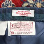 Pendleton VNTG  Wool 2-Piece Blazer Suit Skirt Set Green Navy Plaid Petite 10/12 Photo 10